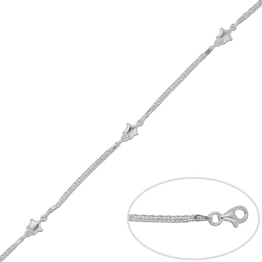 PULSERA PLATA 925MM ESTRELLAS