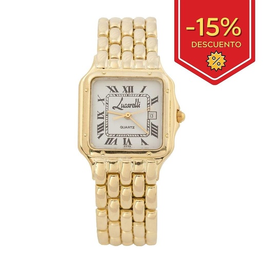 RELOJ ORO 18KL CABALLERO LUCARELLI