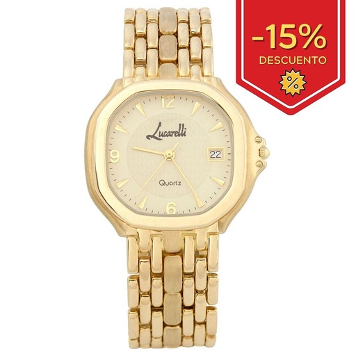 RELOJ ORO 18KL CABALLERO LUCARELLI