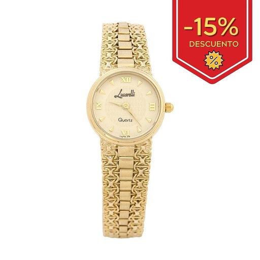 RELOJ ORO 18KL SEÑORA LUCARELLI