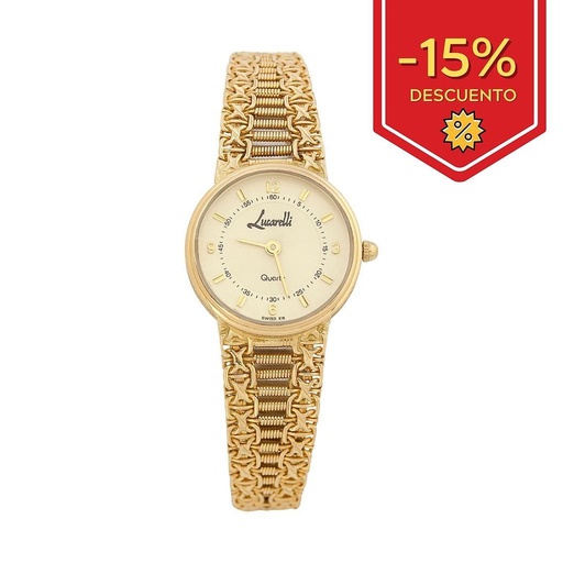 RELOJ ORO 18KL SEÑORA LUCARELLI