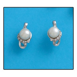 [AG1378] PENDIENTES PERLAS CULTIVADAS PLATA 925MM