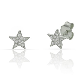 [AG1750] PENDIENTES PLATA 925MM CRUZ CIRCONITAS - 6.50X8MM (copia)