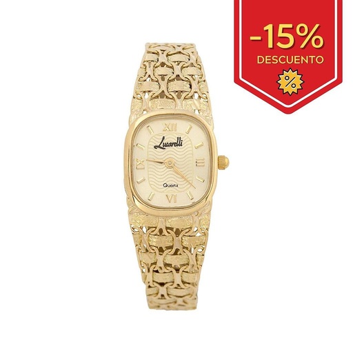 RELOJ ORO 18KL SEÑORA LUCARELLI