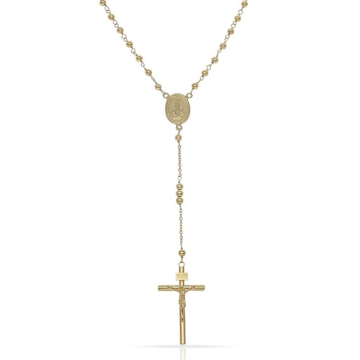 ROSARIO ORO 18KL BOLAS - 3MM ** AGOTADO TEMPORALMENTE**