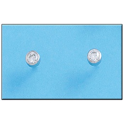 [AG1576] PENDIENTES REDONDO CIRCONITAS PLATA 925MM