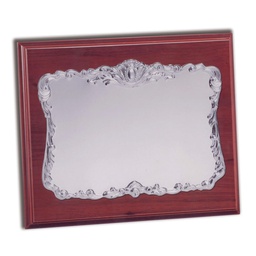 [PL457] PLACA HOMENAJE ALUMINIO - 26X21 21X15