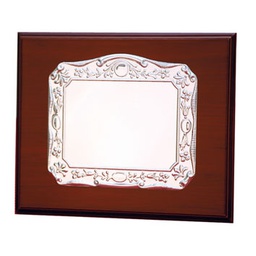 [PL416] PLACA HOMENAJE ALUMINIO 26X21 - 17.5X15