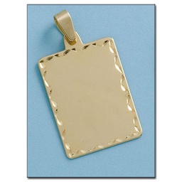 [PL2303] PLACA TALLADA ORO 18KL - 22X34MM