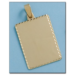 [PL2304] PLACA TALLADA ORO 18KL - 24X37MM