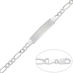 [AG127] PULSERA 3x1 PLATA 925MM - 6MM