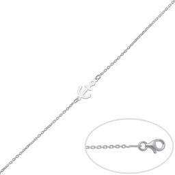 [AG172] PULSERA ANCLA PLATA 925MM