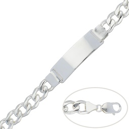 [AG123] PULSERA BARBADA PLATA 925MM - 11MM