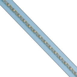 [PU1293] PULSERA BICOLOR CALADA ORO 18KL