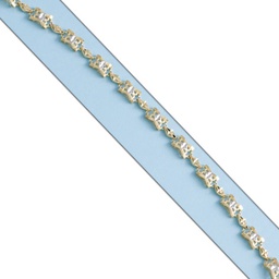 [PU265] PULSERA BICOLOR ORO 18KL
