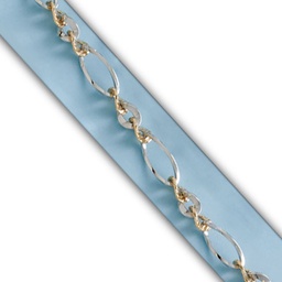 [PU1298] PULSERA BICOLOR ORO 18KL