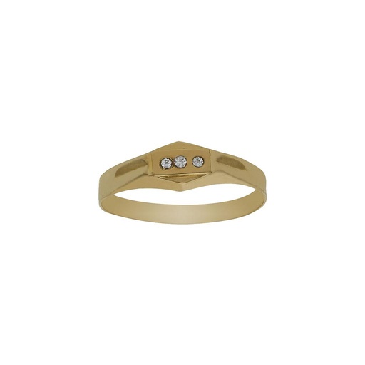SOLITARIO ORO 18KL TRESILLO BEBE