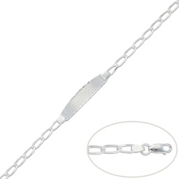 [AG118] PULSERA BILBAO PLATA 925MM - 4MM