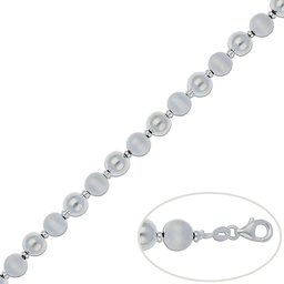 [AG196] PULSERA BOLAS PLATA 925MM - 8MM