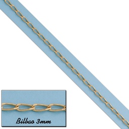 [CA293] CADENA ORO 18KL BILBAO - 3MM