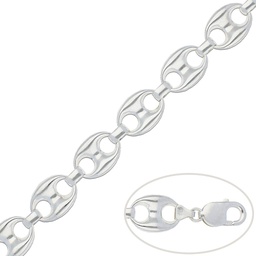 [AG142] PULSERA CALABROTE PLATA 925MM - 15MM