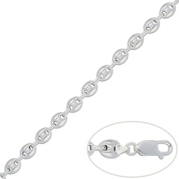 [AG145] PULSERA CALABROTE PLATA 925MM - 8MM