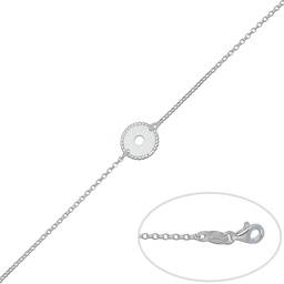 [AG155] PULSERA CIRCULO PLATA 925MM