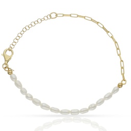 [AG312] PULSERA CORAZON + BOLAS PLATA 925MM (copia)