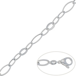 [AG202] PULSERA ESLABONES PLATA 925MM