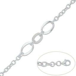 [AG208] PULSERA ESLABONES PLATA 925MM