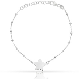 [AG301] PULSERA ESTRELLA + BOLAS PLATA 925MM (copia)