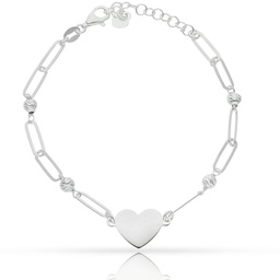 [AG299] PULSERA ESTRELLA + BOLAS PLATA 925MM (copia)