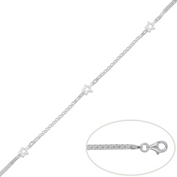 [AG187] PULSERA ESTRELLAS PLATA 925MM