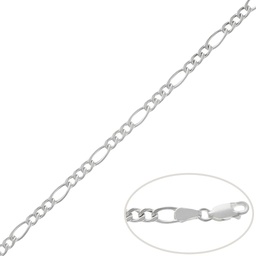 [AG457] CADENA PLATA 925MM 3x1 - 4MM