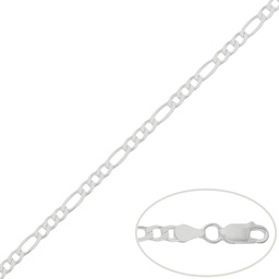 [AG428] CADENA PLATA 925MM 3x1 - 4MM