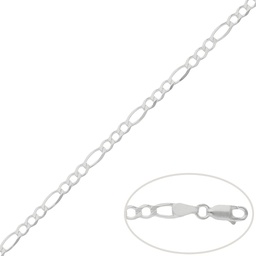 [AG427] CADENA PLATA 925MM 3x1 - 4MM