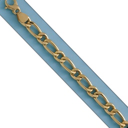 [PU204] PULSERA HUECA 1x1 ORO 18KL