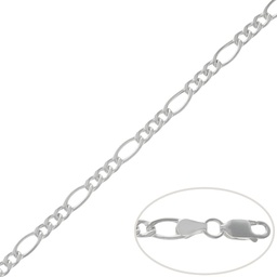 [AG458] CADENA PLATA 925MM 3x1 - 5MM