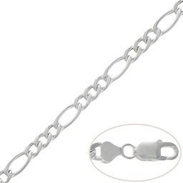 [AG459] CADENA PLATA 925MM 3x1 - 7MM