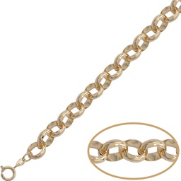 [PU1220] PULSERA HUECA ROLOT ORO 18KL - 10MM