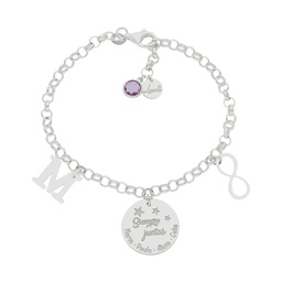 [AG3006] PULSERA MI HISTORIA AMIGAS PLATA 925MM