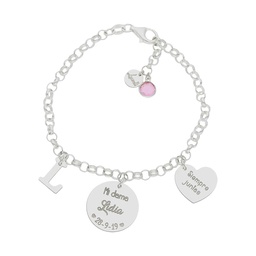 [AG3012] PULSERA MI HISTORIA DAMA HONOR PLATA 925MM