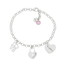 [AG3015] PULSERA MI HISTORIA LOVE PLATA 925MM