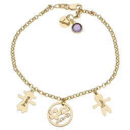 [HT110] PULSERA MI HISTORIA MAMA ORO 18KL