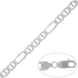 [AG456] CADENA PLATA 925MM ANCLA - 8MM