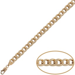 [PU1209] PULSERA ORO 18KL BARBADA HUECA - 6MM