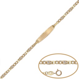 [PU1135] PULSERA ORO 18KL CIRCONITAS - 12CM