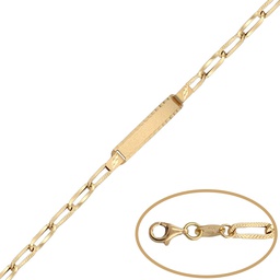 [PU351] PULSERA ORO 18KL CON PLACA