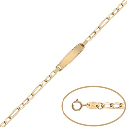 [PU350] PULSERA ORO 18KL CON PLACA