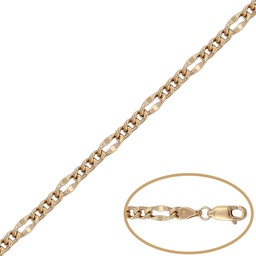 [PU1229] PULSERA ORO 18KL HUECA 3x1 - 4MM